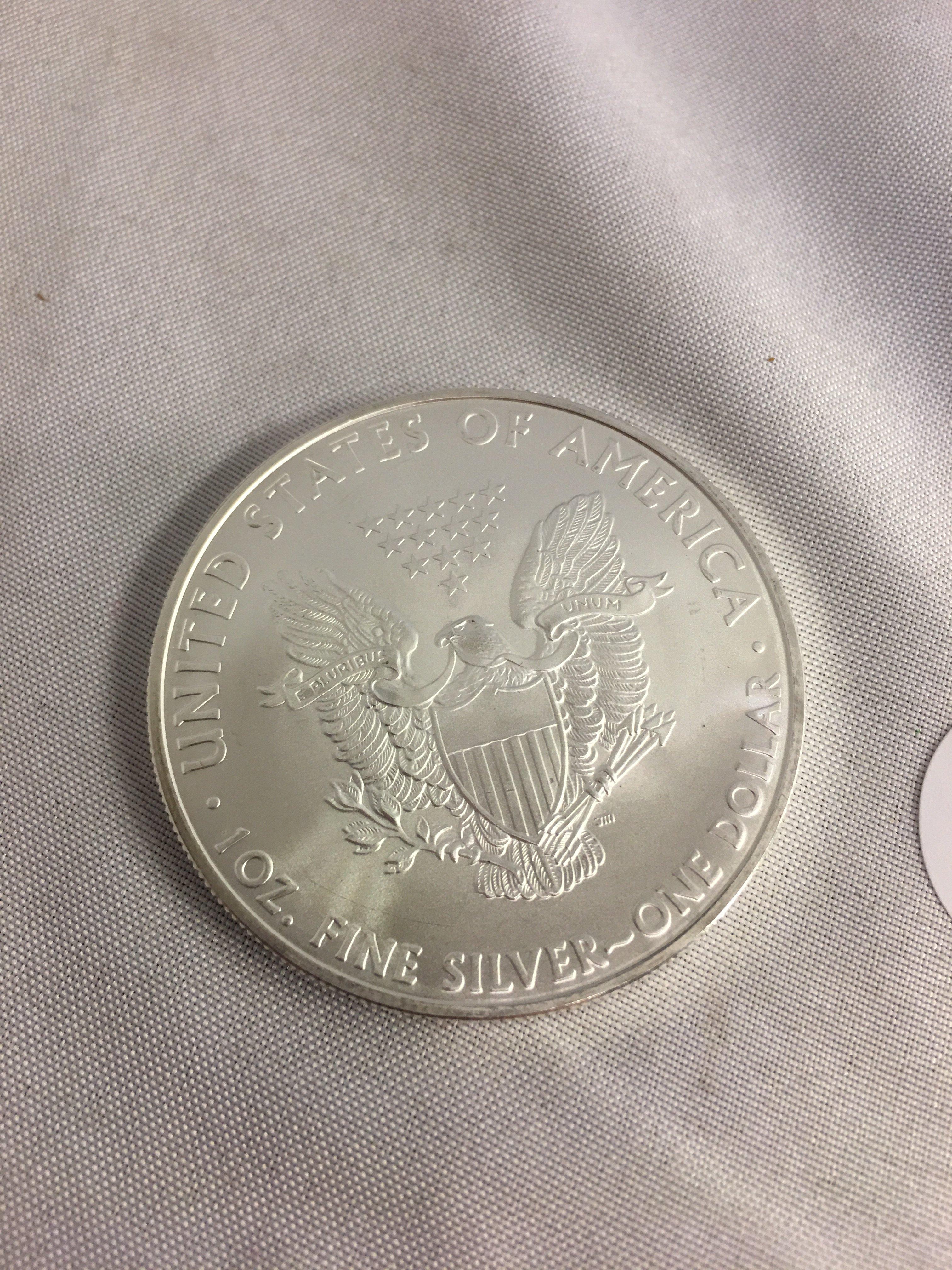 Collector 2010 American Silver Eagle 1oz Fine Silver-One Dollar Coin