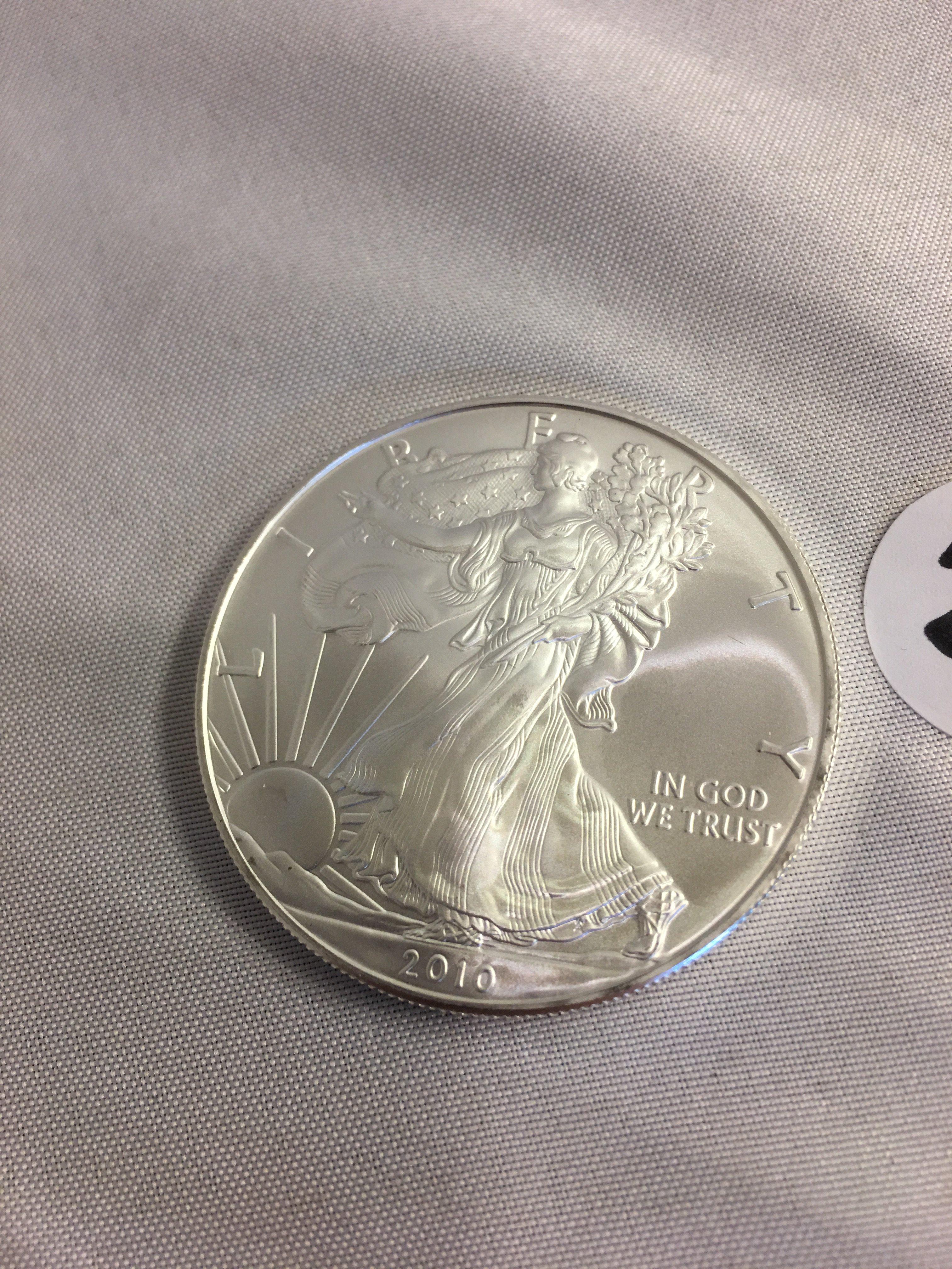 Collector 2010 American Silver Eagle 1oz Fine Silver-One Dollar Coin