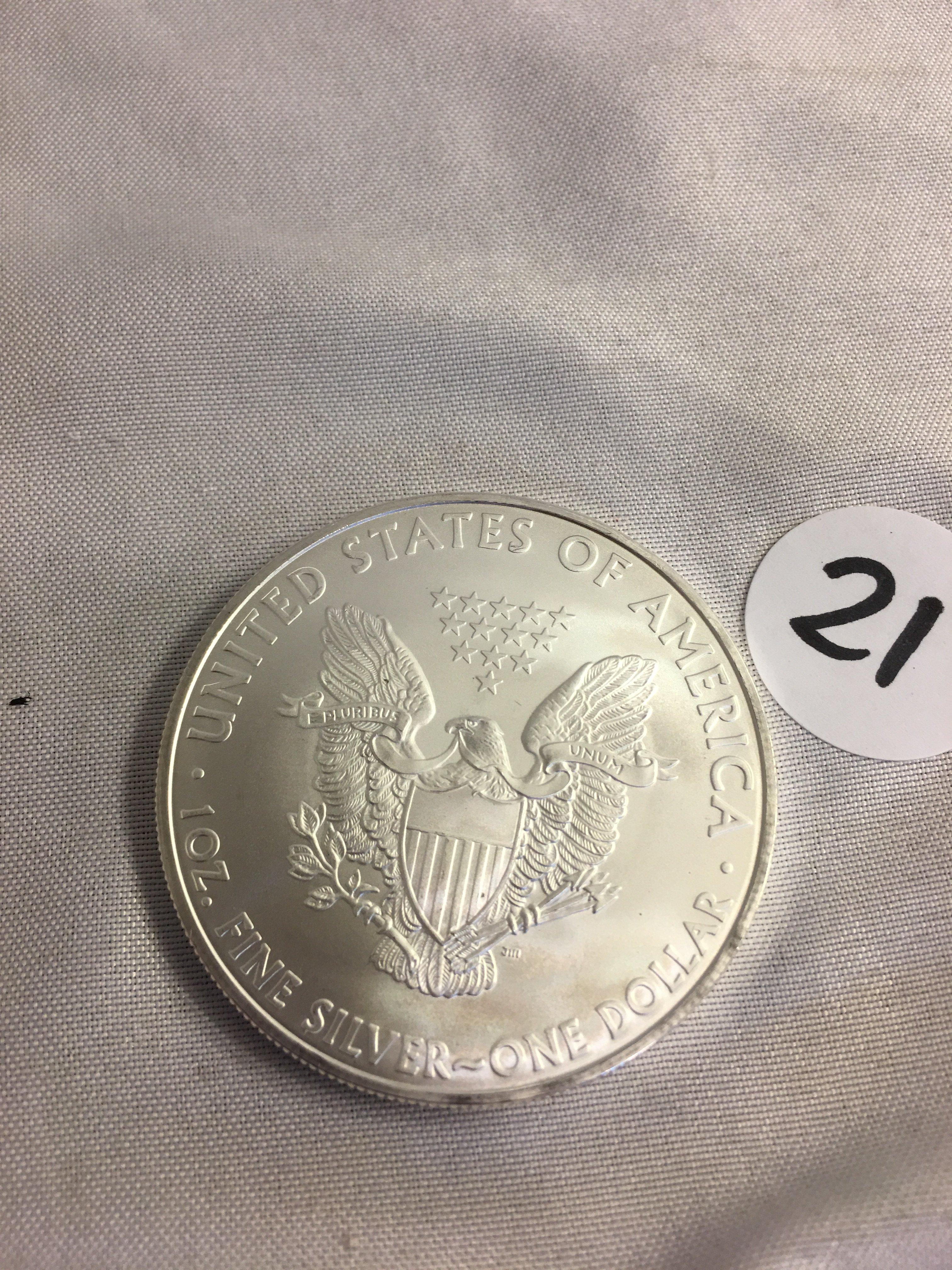 Collector 2010 American Silver Eagle 1oz Fine Silver-One Dollar Coin