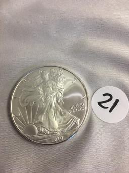 Collector 2010 American Silver Eagle 1oz Fine Silver-One Dollar Coin