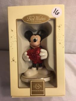 Lenox American By Design The Best Wishes Collection Love Struck Mickey Figurine 6.5/8"T Box