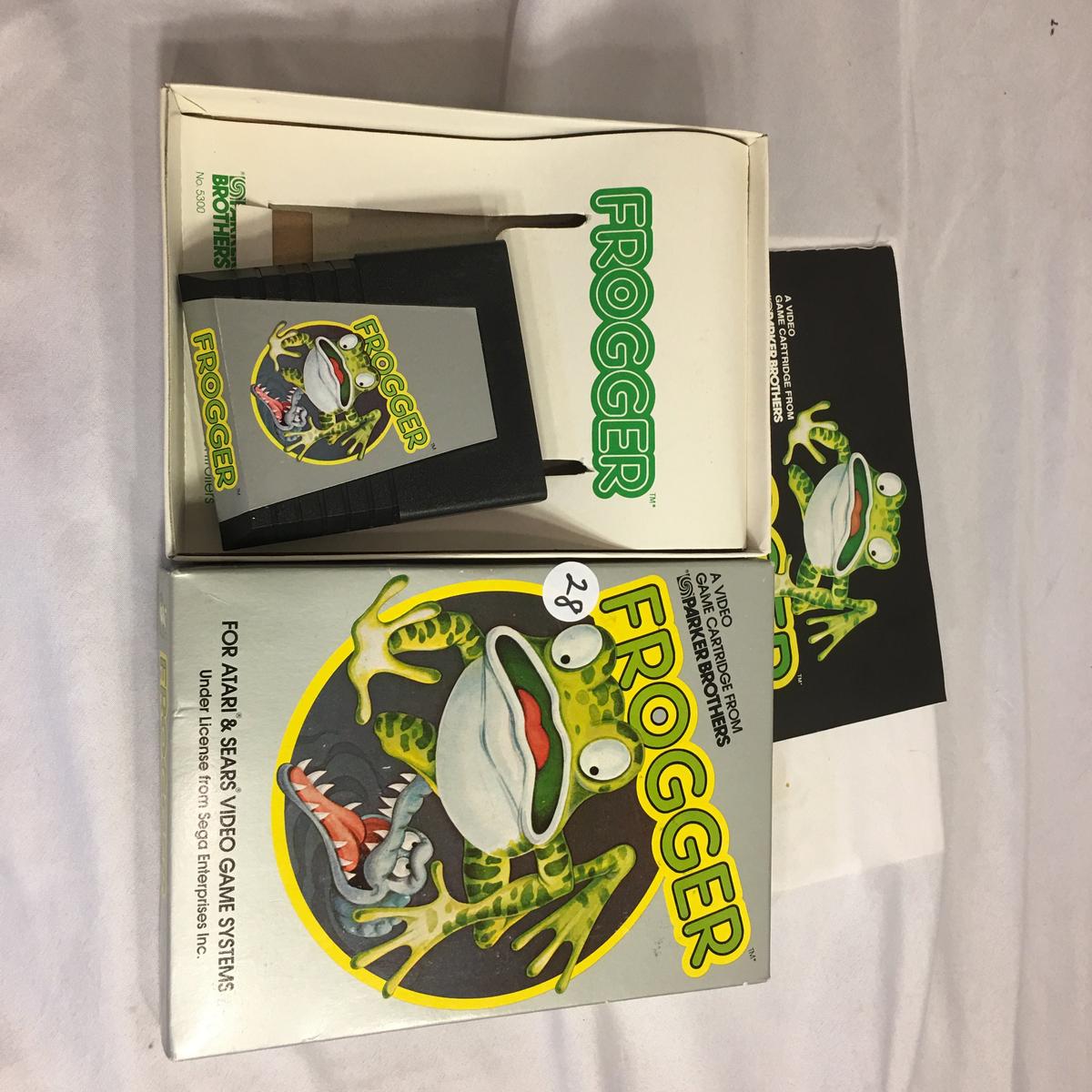 Collector Vintage A Video Game Cartridge From Parker Brothers "Frogger Game