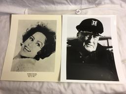 Lot of 2 Pieces Collector Vintage Black & White 8x10" Assorted Pictures - See Pictures