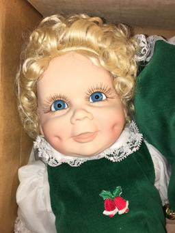 Collector Legacy Doll Vintage Christmas 1989 2nd in a Series "Daisy" By Terri De Hetre 21.5"T