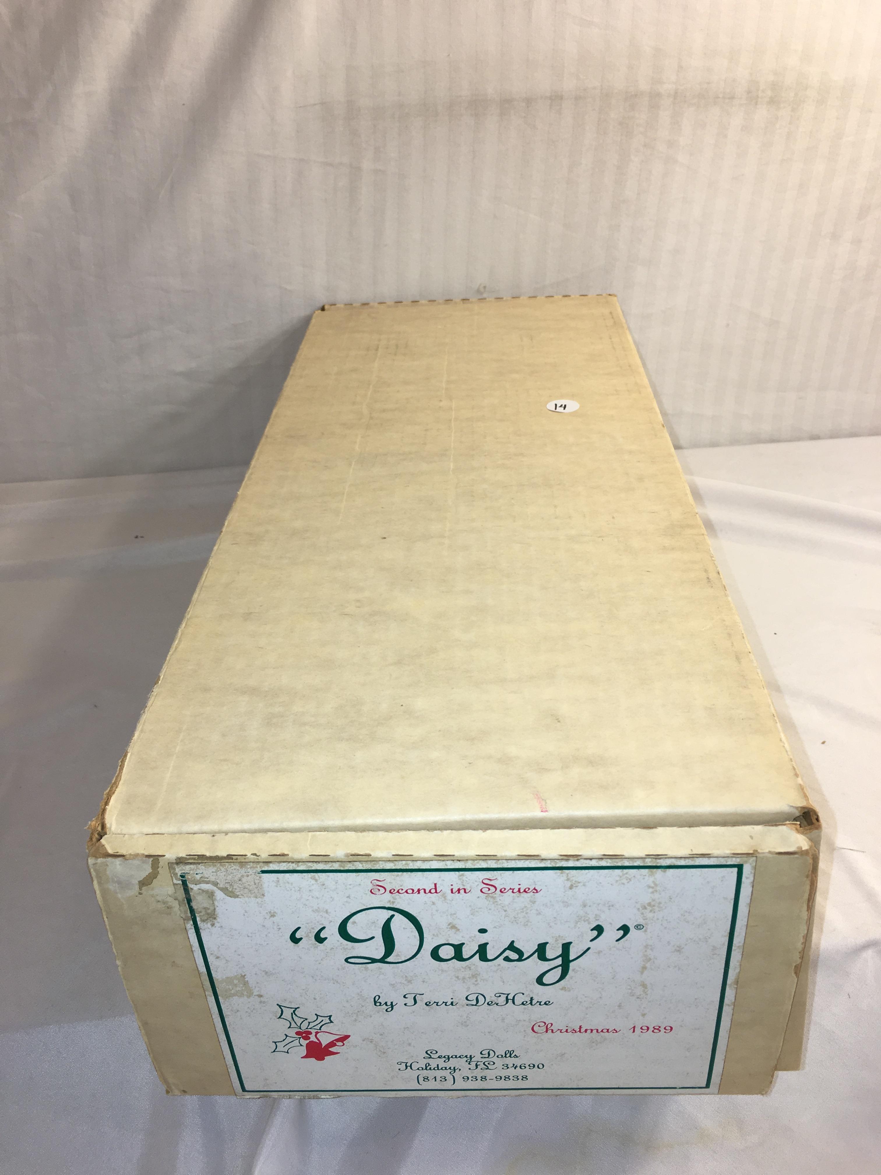 Collector Legacy Doll Vintage Christmas 1989 2nd in a Series "Daisy" By Terri De Hetre 21.5"T
