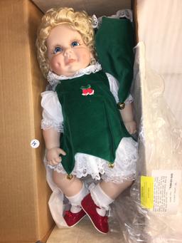 Collector Legacy Doll Vintage Christmas 1989 2nd in a Series "Daisy" By Terri De Hetre 21.5"T