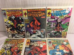 Lot of 6 Pcs Collector Vintage Marvel Comics Amazing Spider-man No.319.321.322.323.325.326.