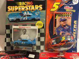 Lot of 4 NIP Collector Racing Champions Assorted Die Cast Cars 1:64 Scale