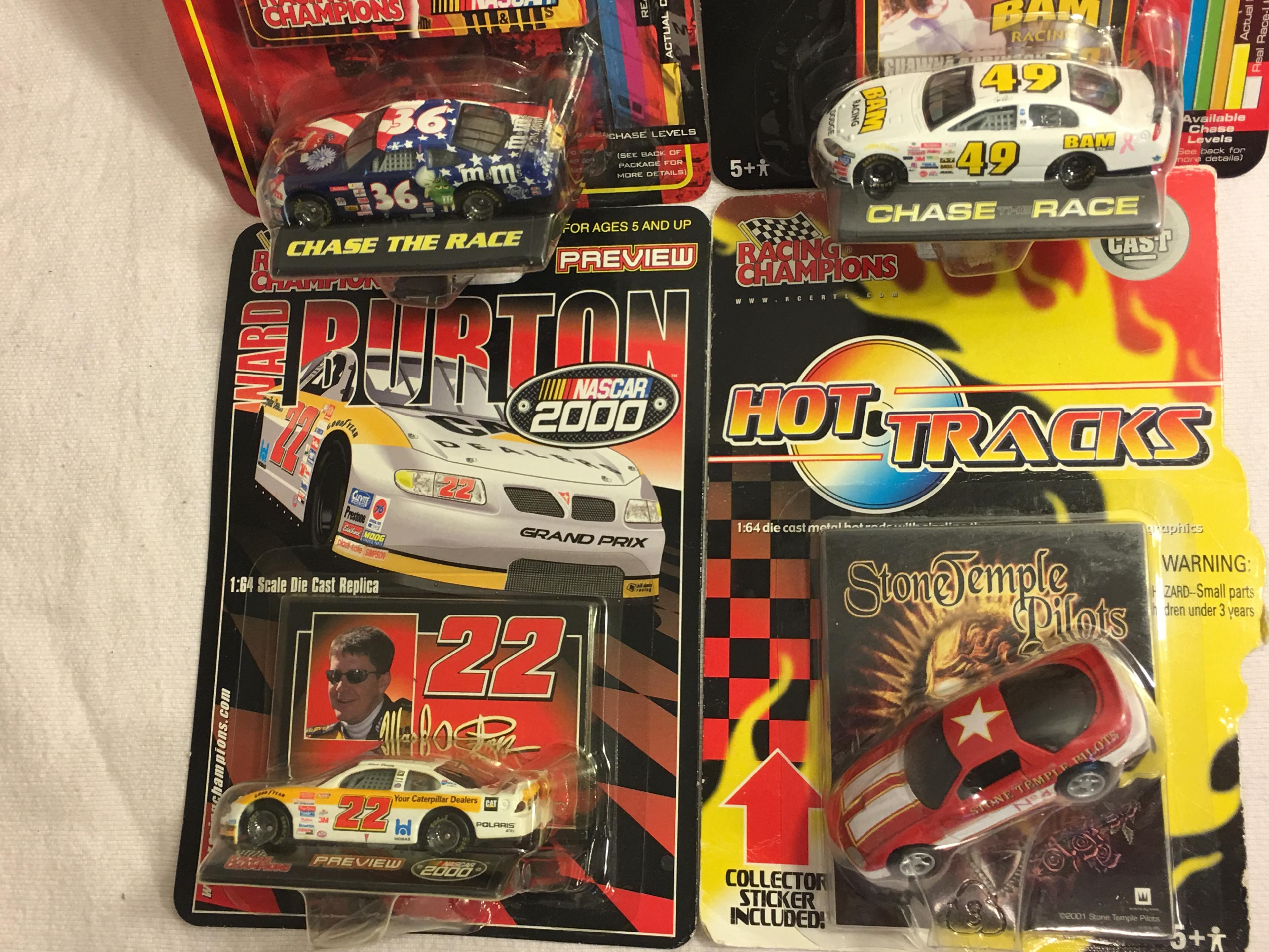 Lot of 4 NIP Collector Racing Champions Assorted Die Cast Cars 1:64 Scale