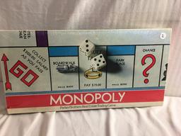 NIB Vintage 1975 Collector Parker Brothers Monopoly Game Board Sealed Box: 10"x20"