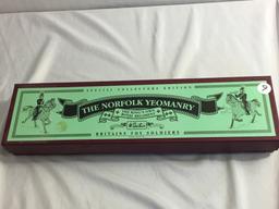 Collector Britains The Norfolk Yeomanry Hand Painted Metal Model Figures  Box: 4"x15.5"