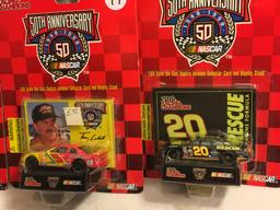 Lot of 3 NIP Collector Racing Champions Assorted Die Cast Cars 1:64 Scale