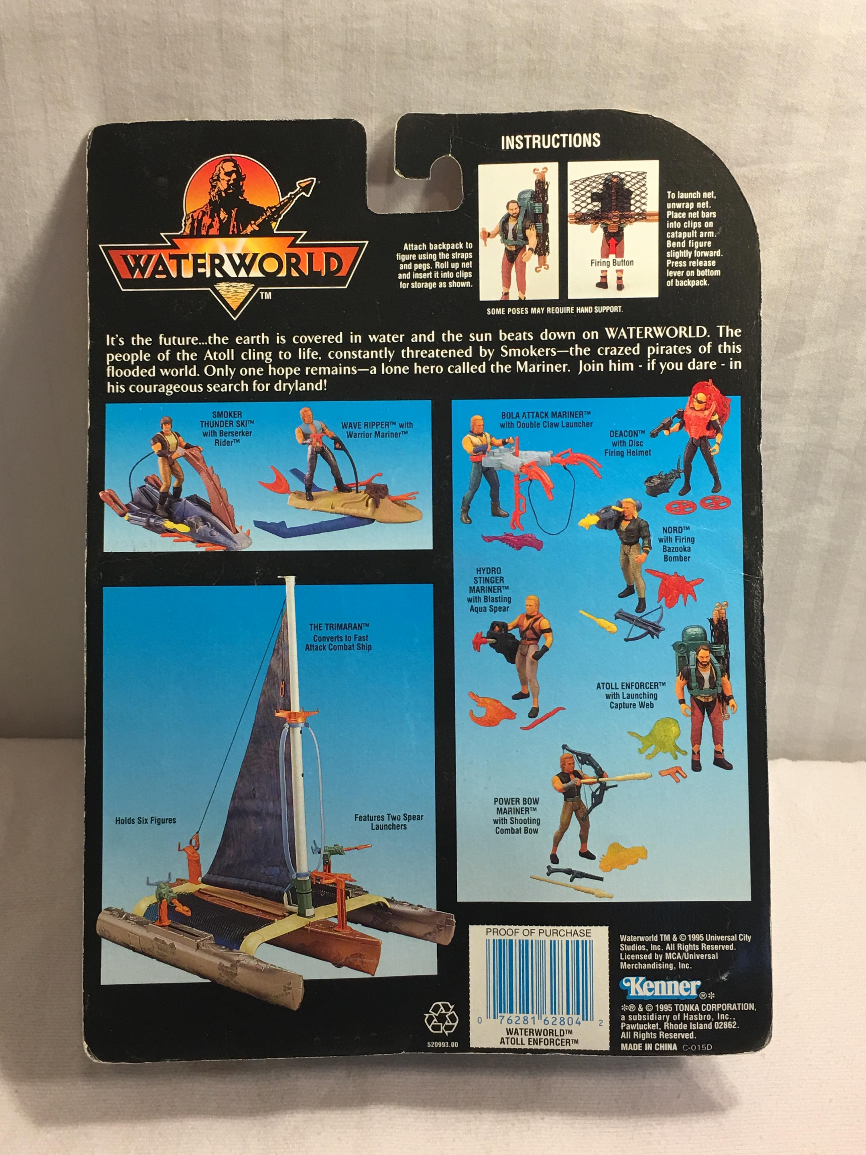 NIP Collector Kenner Waterworld Atoll Enforcer Action Figure