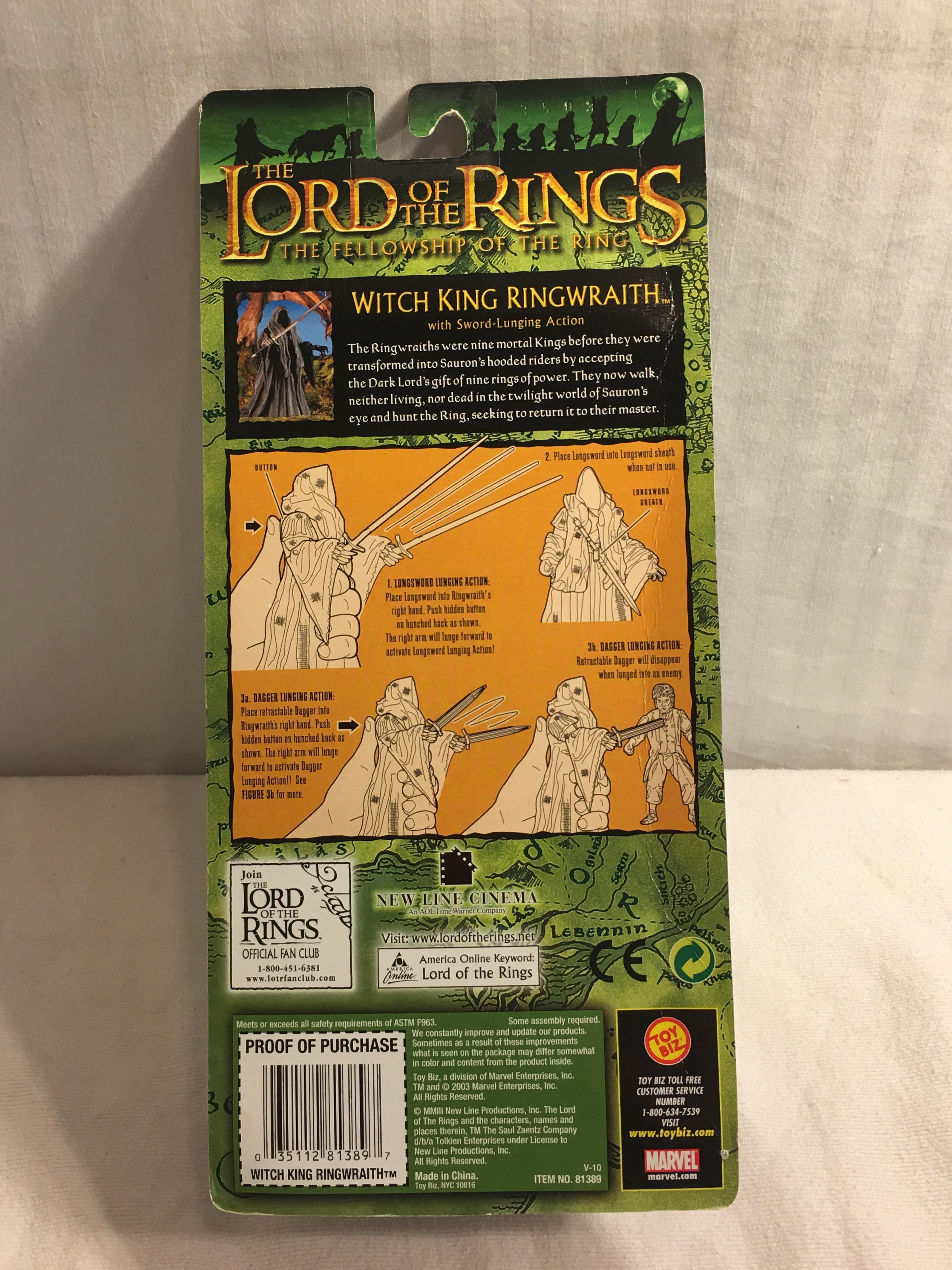 NIP Collector Toy Biz The Lord of the Rings Witch King Ringwraith Action Figure