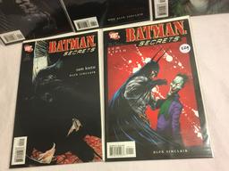 Lot of 5 Pcs Collector DC, Comics Batman Secrets Comic Books No.1.2.3.4.5. Of 5