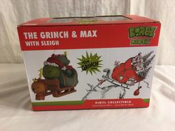 NIB DORBZ RIDEZ Funko The Grinch Dr. Seuss The Grinch & Max With Sleigh Vinyl Figure 6.5x8.5"