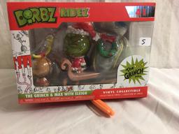 NIB DORBZ RIDEZ Funko The Grinch Dr. Seuss The Grinch & Max With Sleigh Vinyl Figure 6.5x8.5"