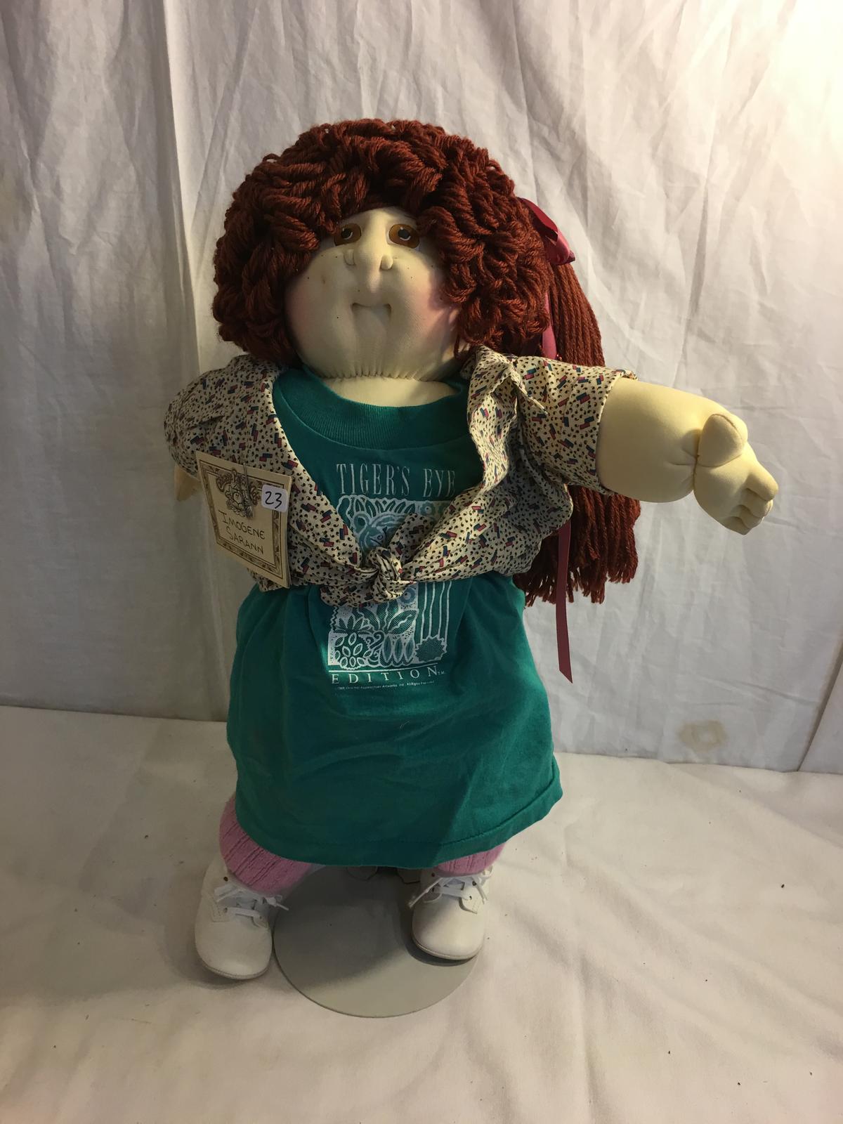Collector Loose Vintage 1988 Original Cabbage Patch Kids Doll "Imogene Sarann" Size:23"tall