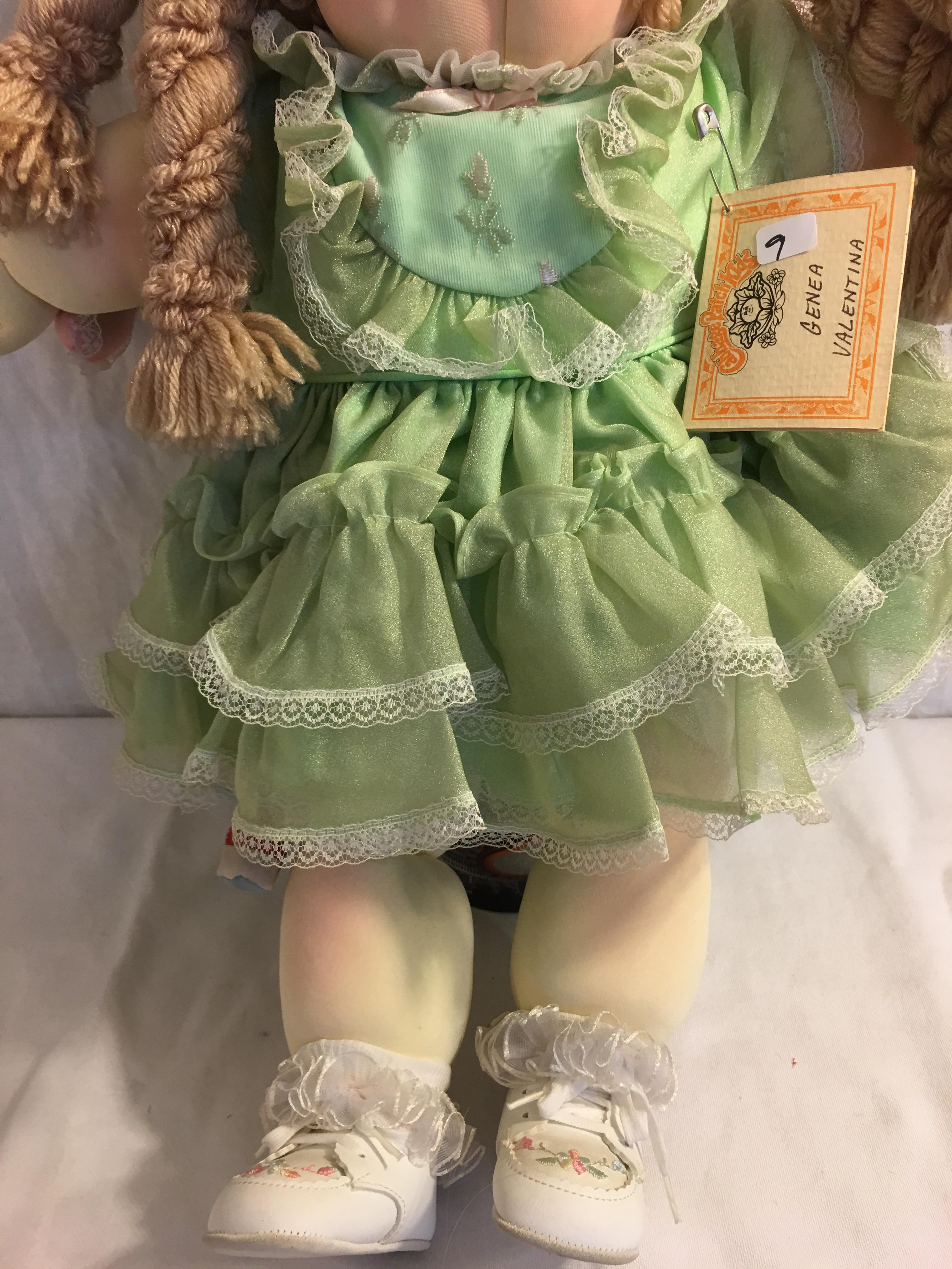 Collector Loose Vintage 1987 Original Cabbage Patch Kids " Genea Valentina" Doll Size:24"Tall