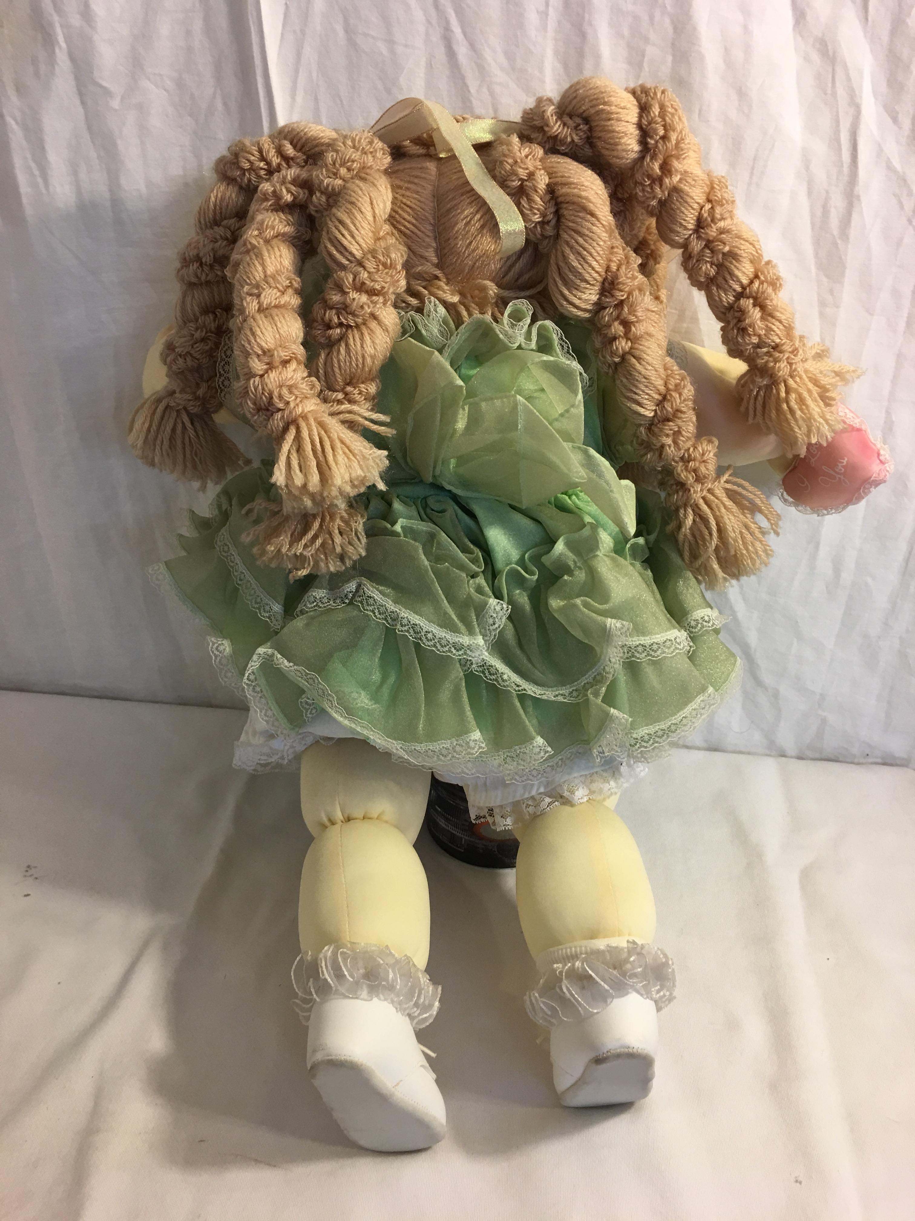 Collector Loose Vintage 1987 Original Cabbage Patch Kids " Genea Valentina" Doll Size:24"Tall