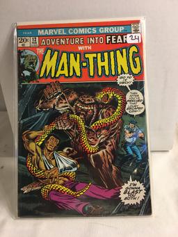 Collector Vintage Marvel Comics Adventure Into Fear With The Man-Thing No.12 Comic Book