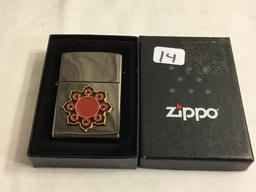 Collector Zippo L Zippo  01 Bradford Made in USA  Chrome Color Pocket Lighter Size:2.1/4"tall