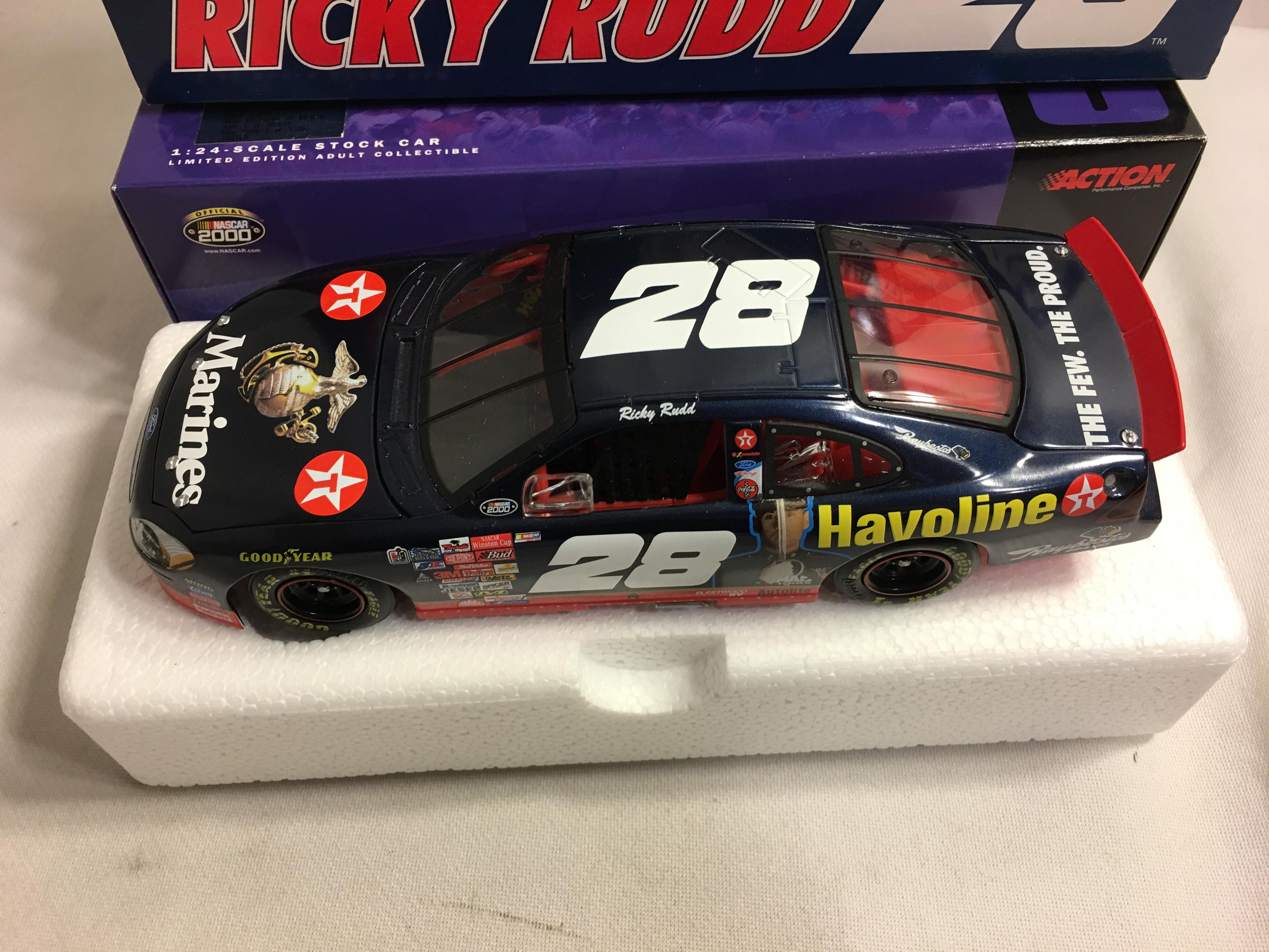 Action Racing 2000 Taurus Ricky Rudd #28 Forces/Marines 1 Of 3,000 Scale 1:24 Stock Ltd. Edt. 100108