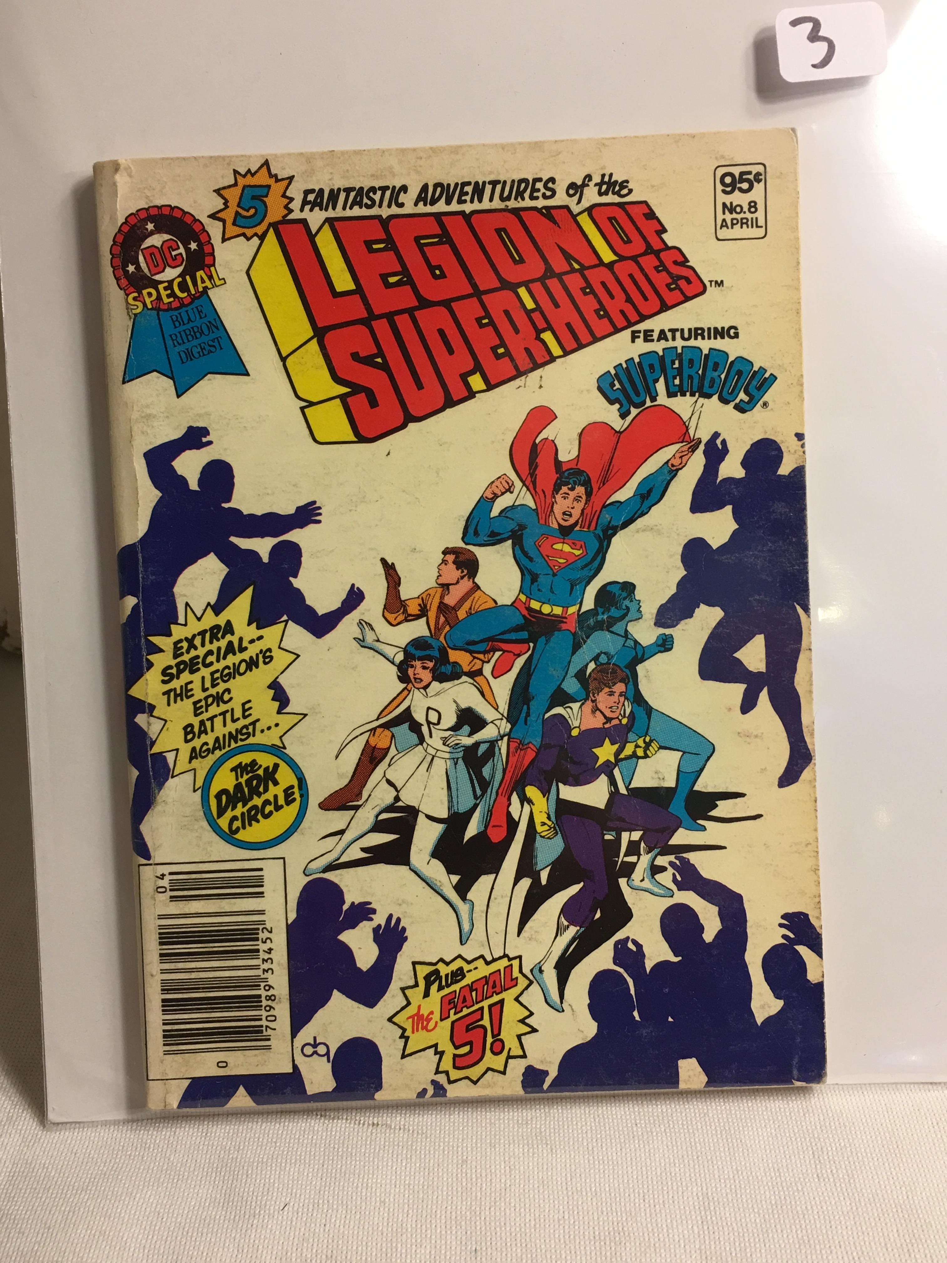 Collector Vintage 1981 DC, Special Blue Ribbon Digest Legion of Super-heroes No.8