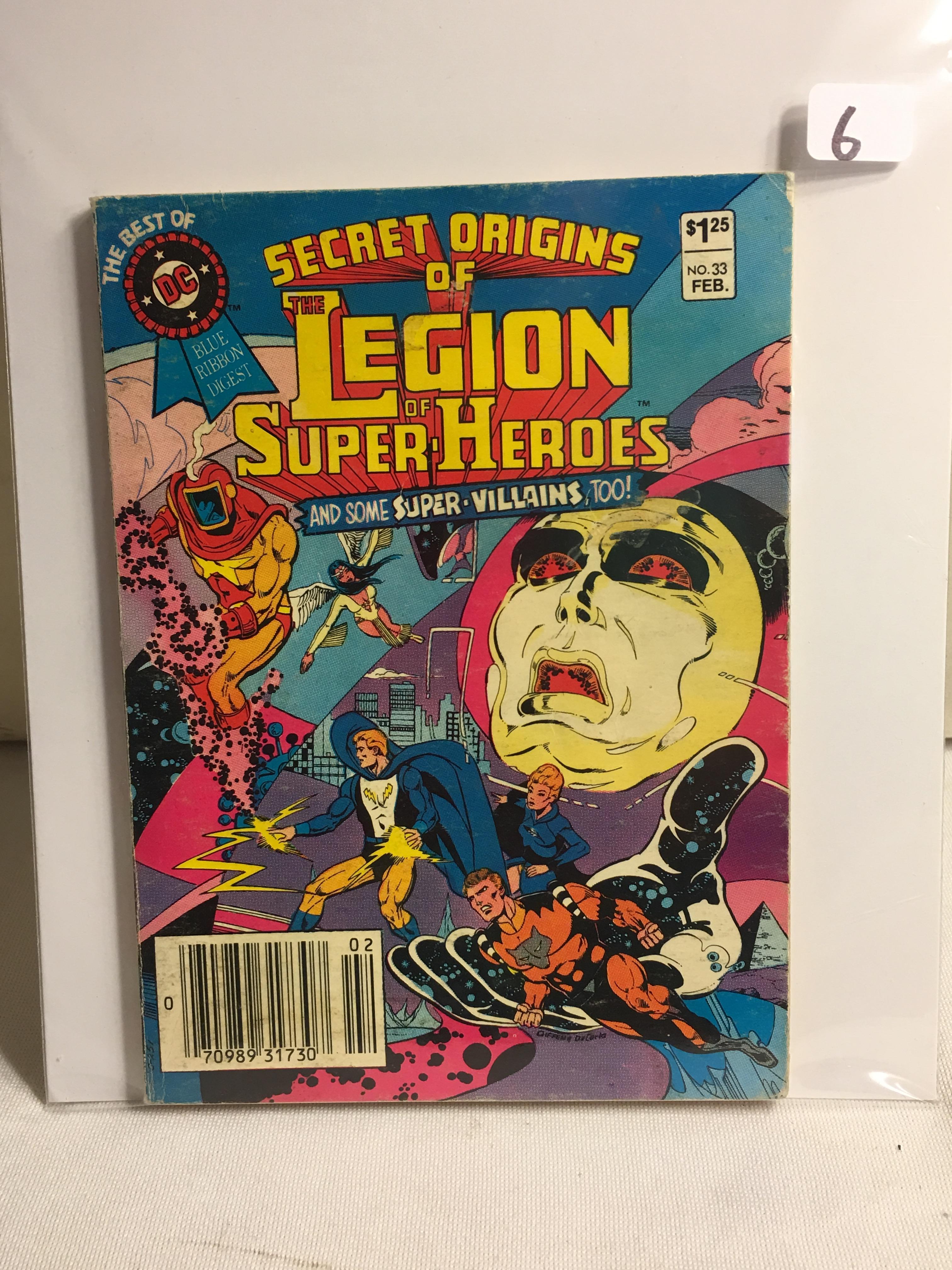 Vintage 1983 Dc Special Blue Ribbon Digest Secret Origin Of Legion of Super-heroes No.33