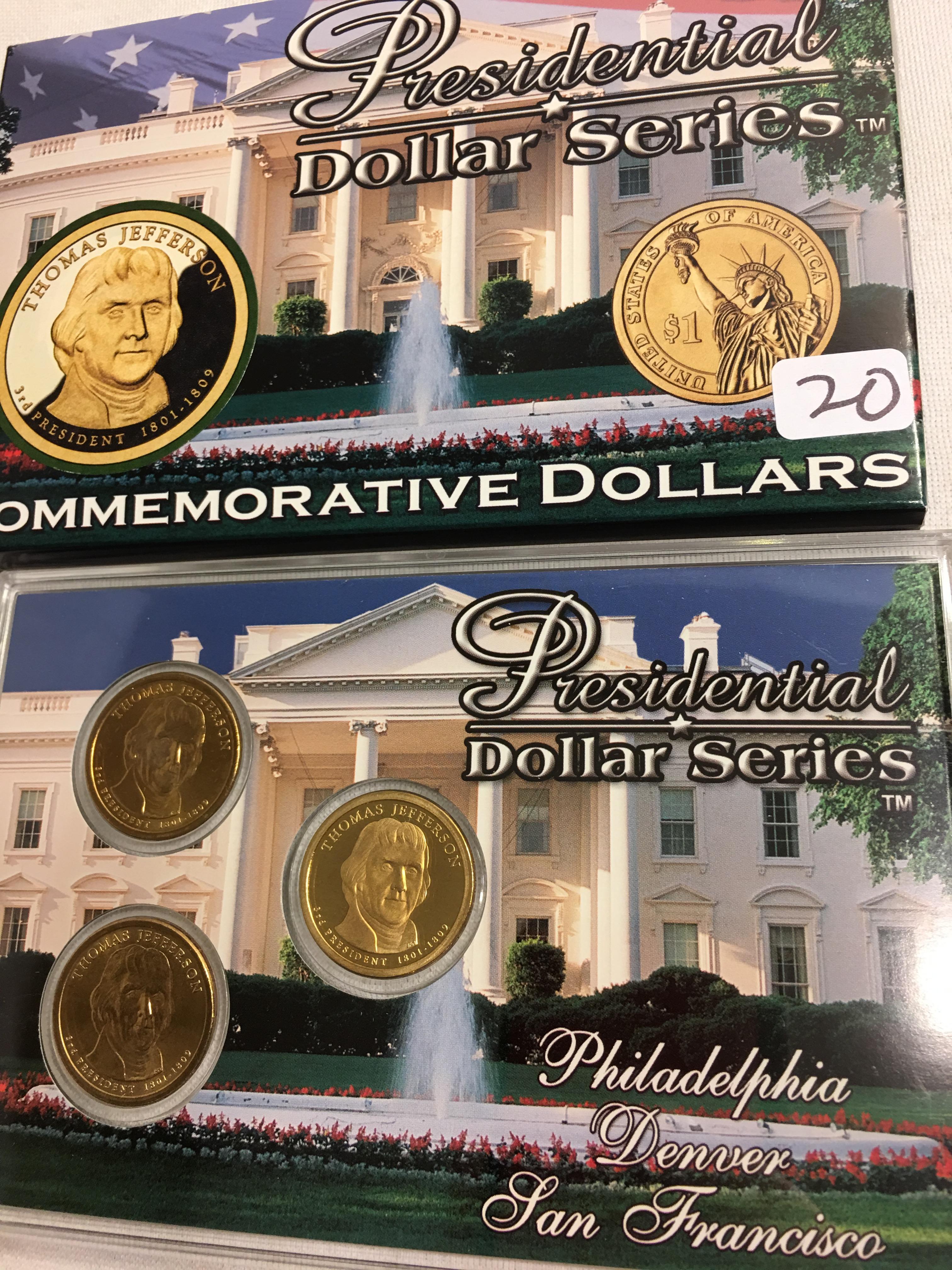 Collector Presidential Dollars Series Commemorative Dollars Coin Set