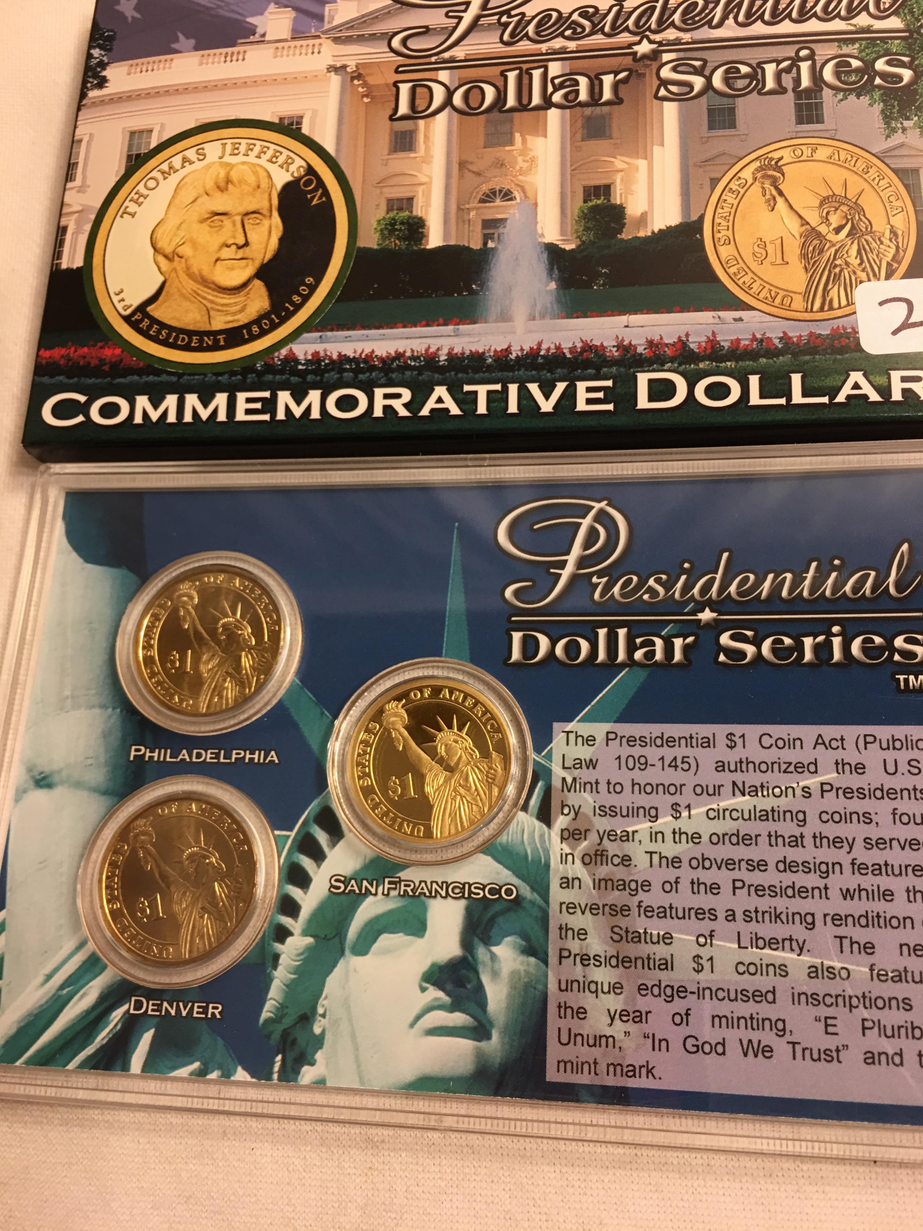 Collector Presidential Dollars Series Commemorative Dollars Coin Set