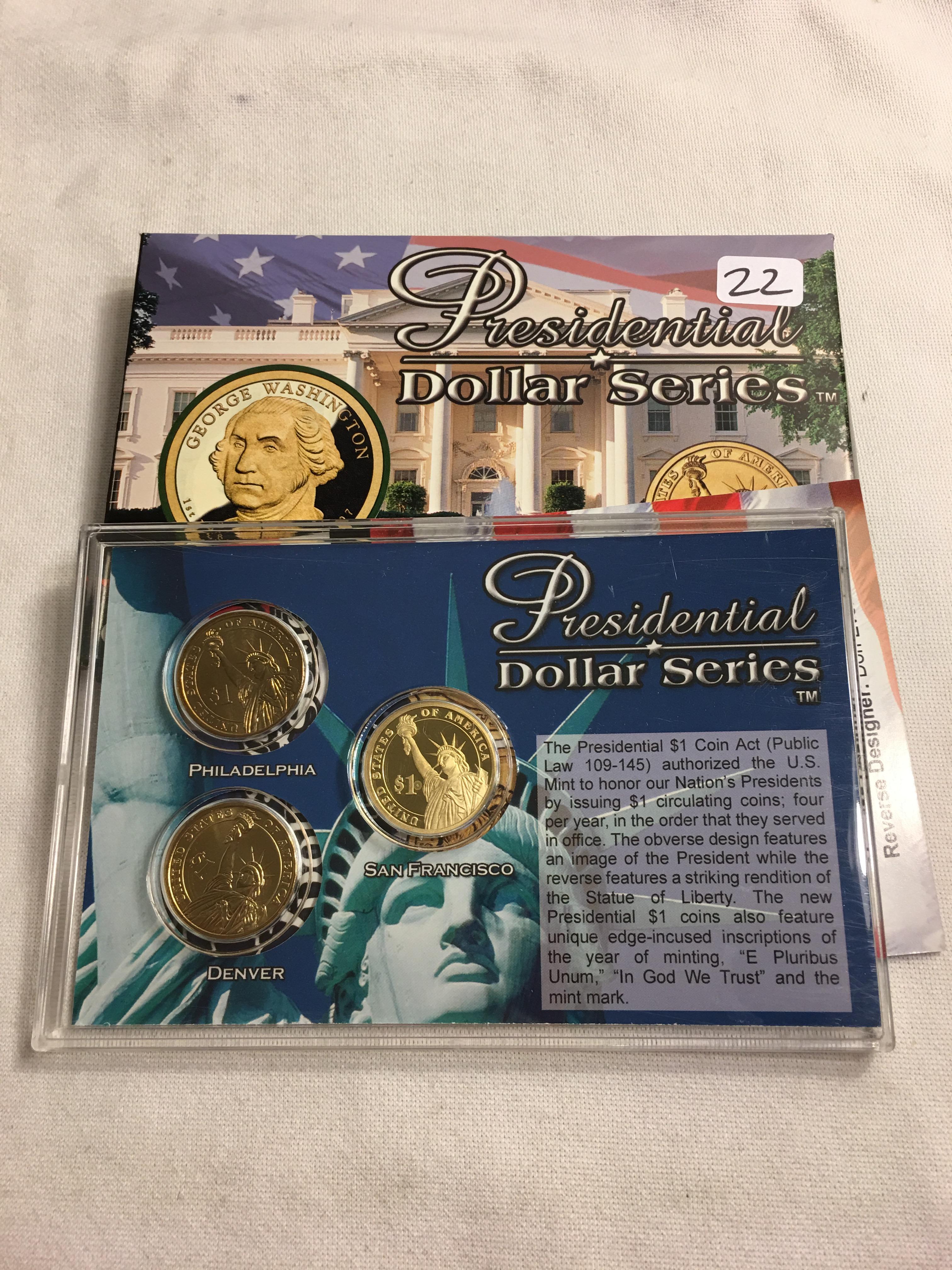 Collector Presidential Dollars Series Commemorative Dollars Coin Set