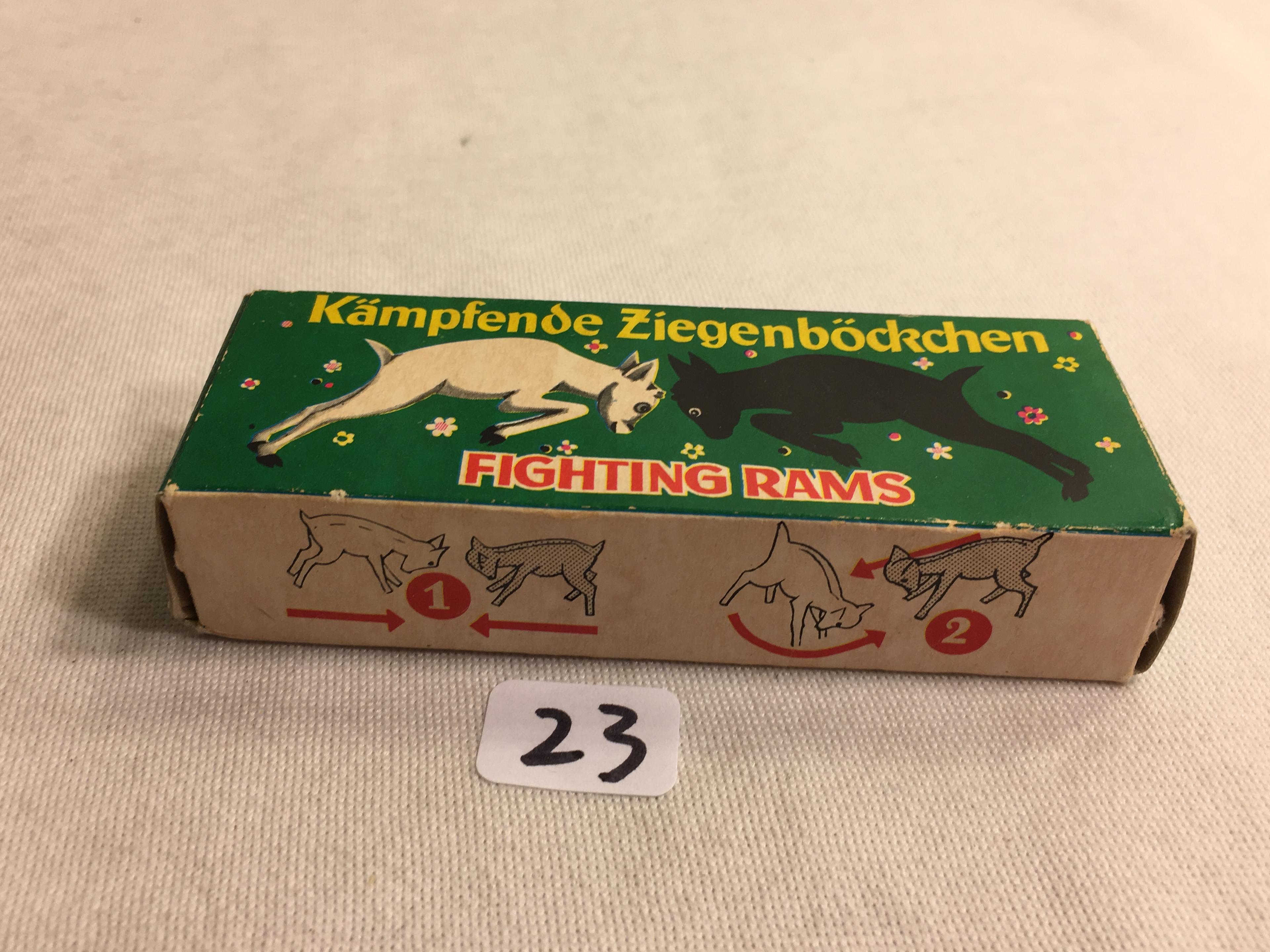 Collector Vintage Magneto  Fighting Rams Kampfende Ziegenbockhen No.3174 W. germany made