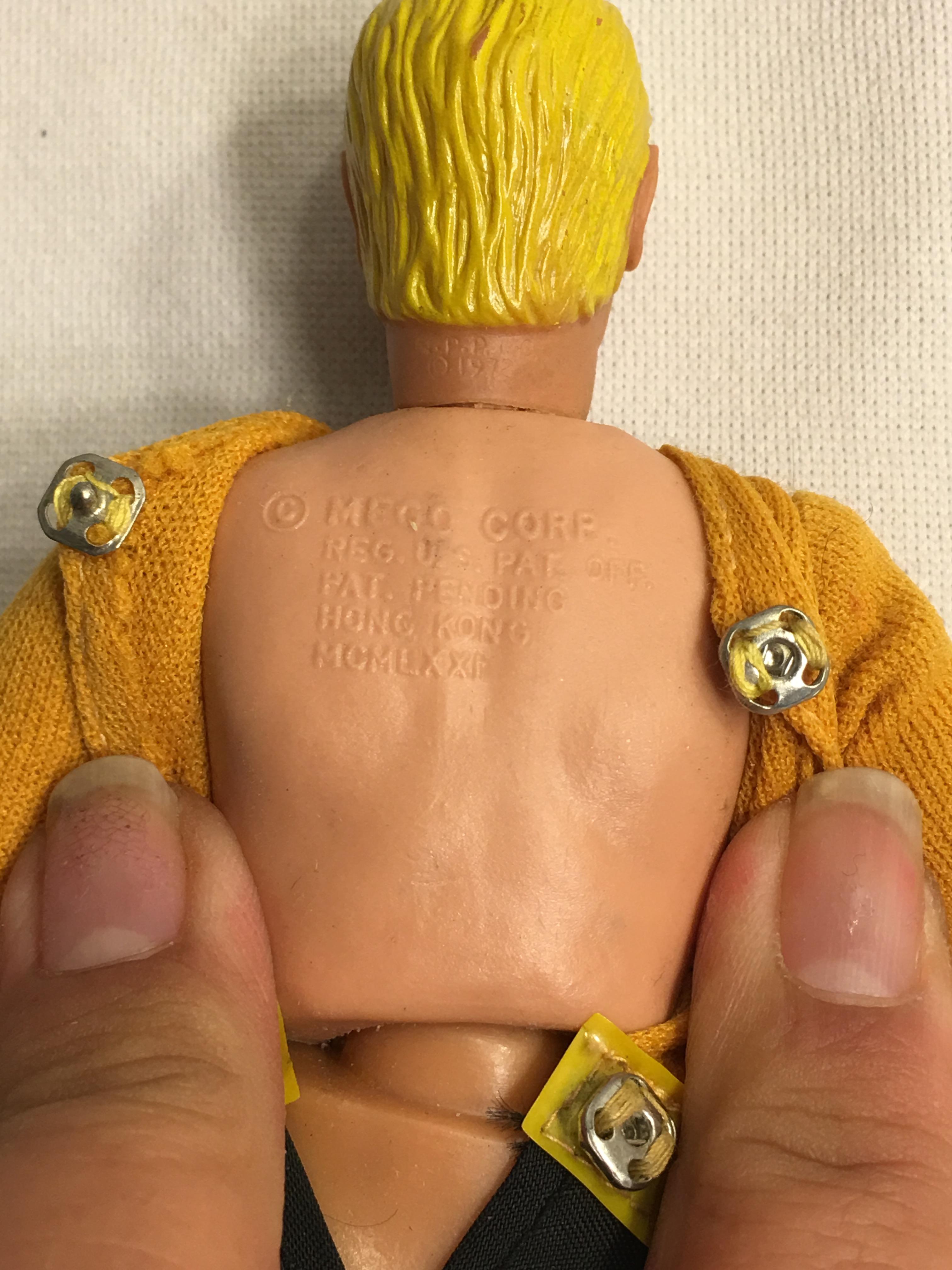 Collector Loose Vintage Mego Toy Action Figure Need to be Fixed has damage