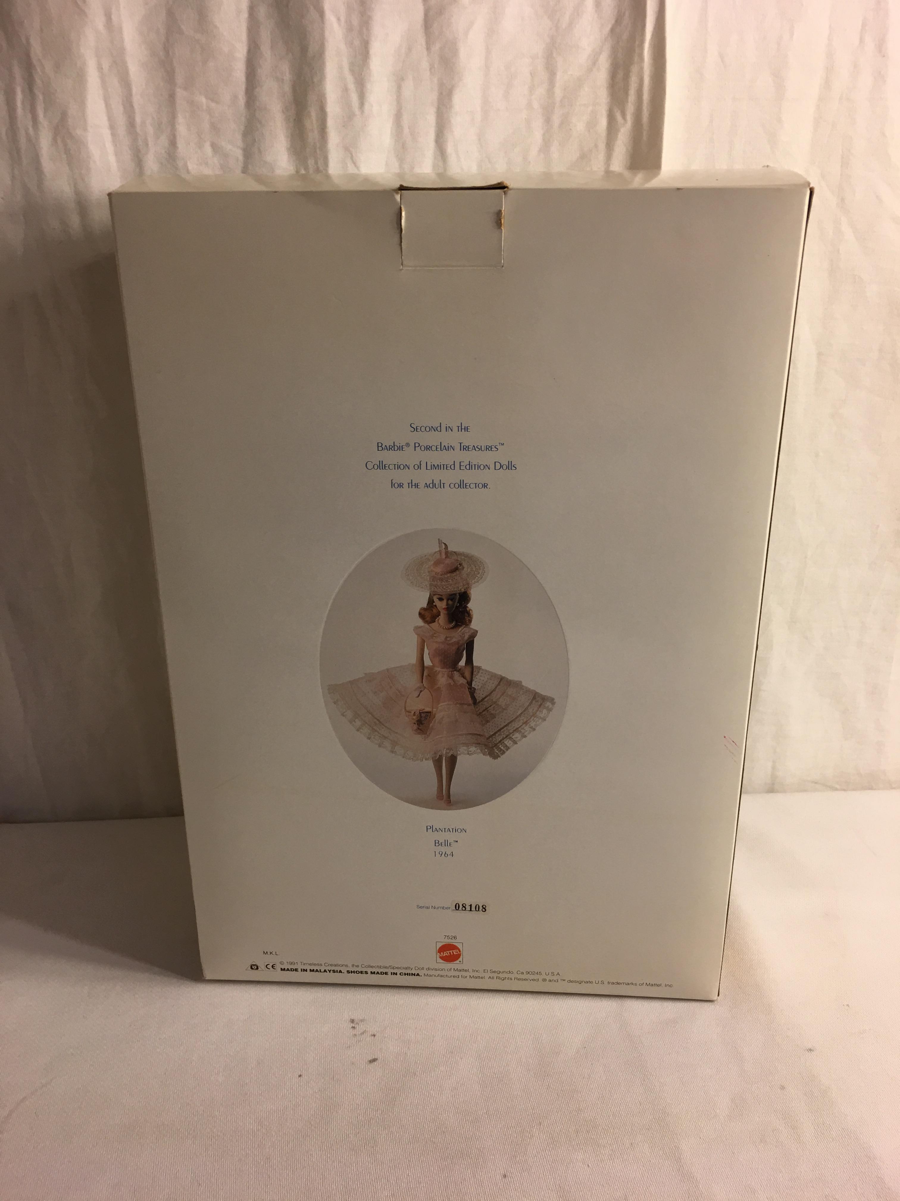 Colelctor Mattel Barbie Plantation Belle 1964 Porcelain Treasures Limited Edition 2nd a Series