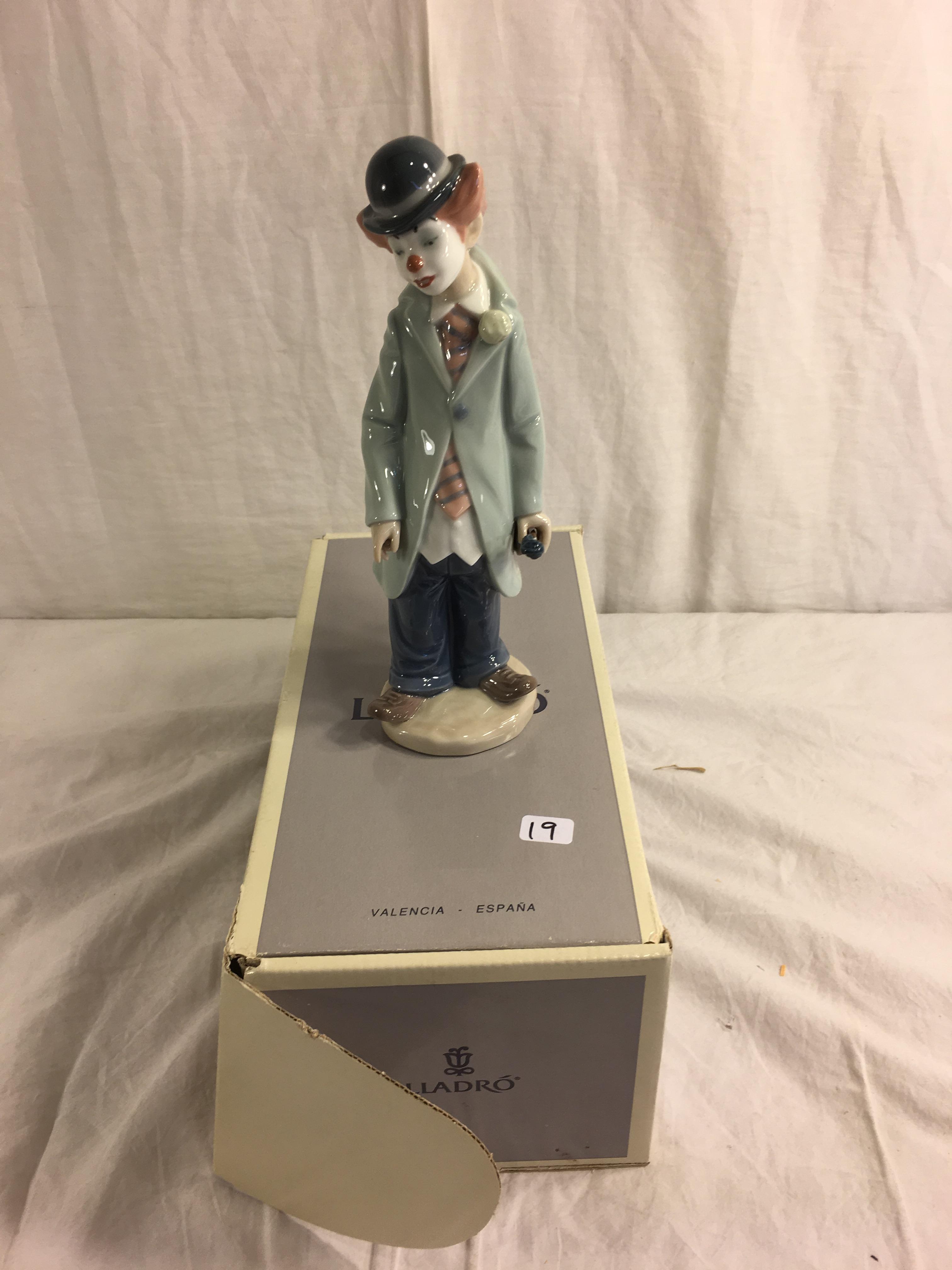 Collector Lladro Circus Sam No.5472 Porcelain Figurine Lladro Box Size: 11"tall Box Size