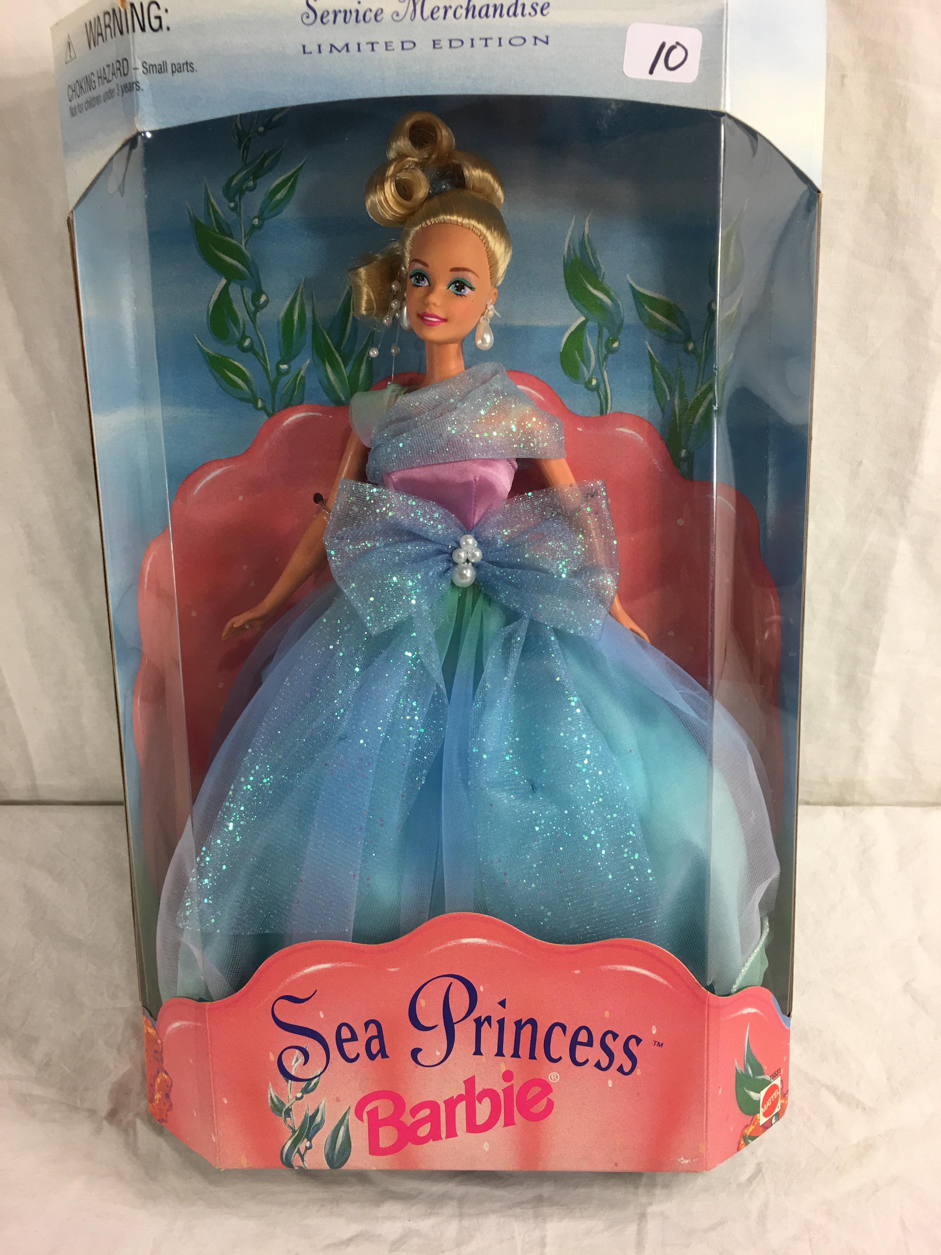 NIB Barbie Mattel Sea Princess Service Merchandise Limited Edition Doll 13.5"Tall Box