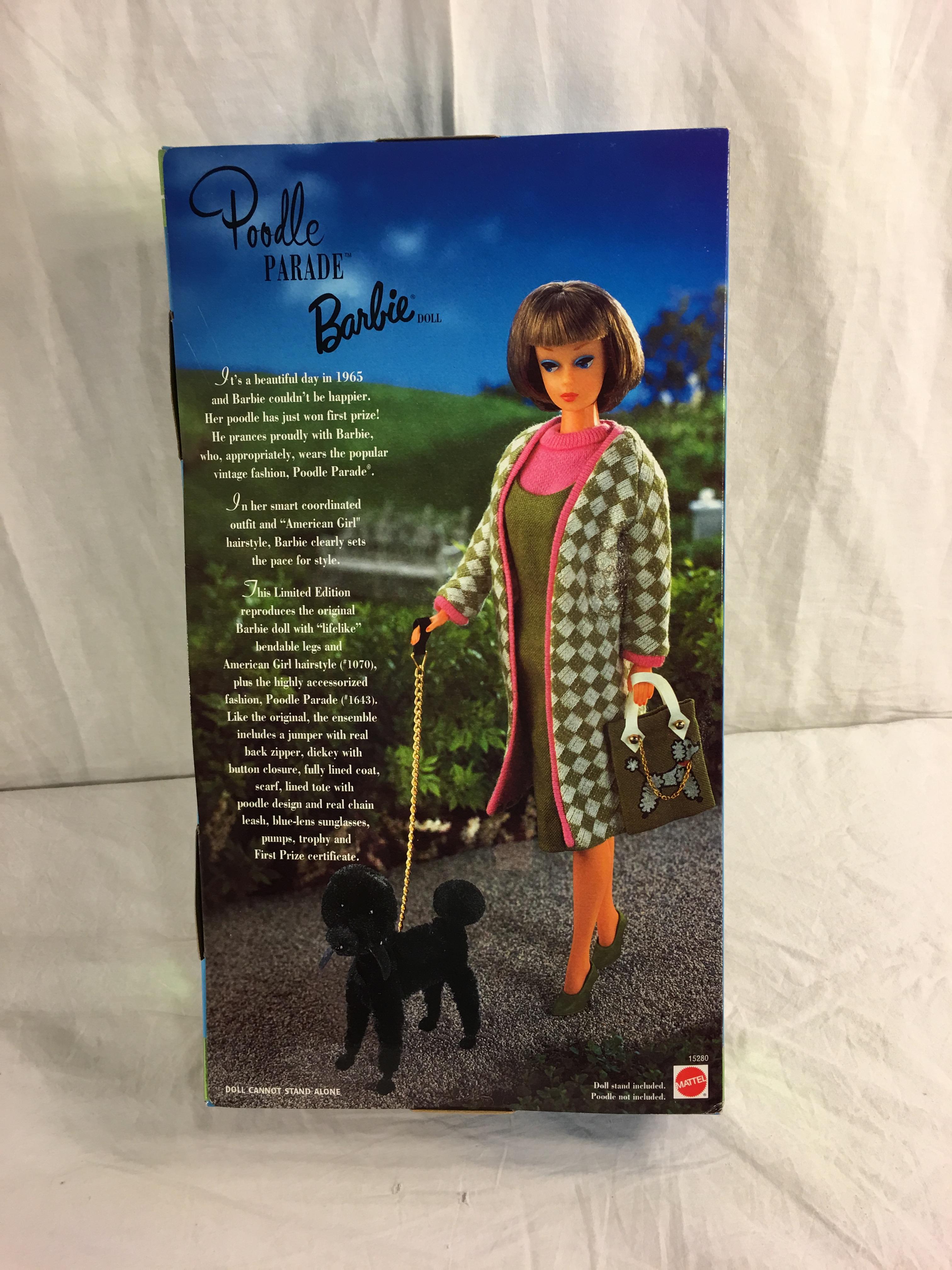 NIB Barbie Mattel Limited Edition Poodle Parade Barbie Doll 12.5"Tall Box