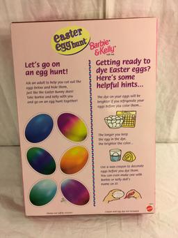 NIB Special Edition Barbie Mattel Easter Egghunt Barbie and Kelly Gift Set Doll 13"Tall Box