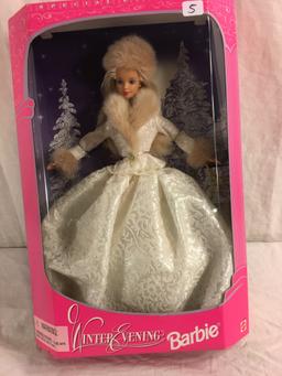 NIB Special Edition Barbie Mattel Winter Evening Barbie Doll 12.5"Tall Box Size