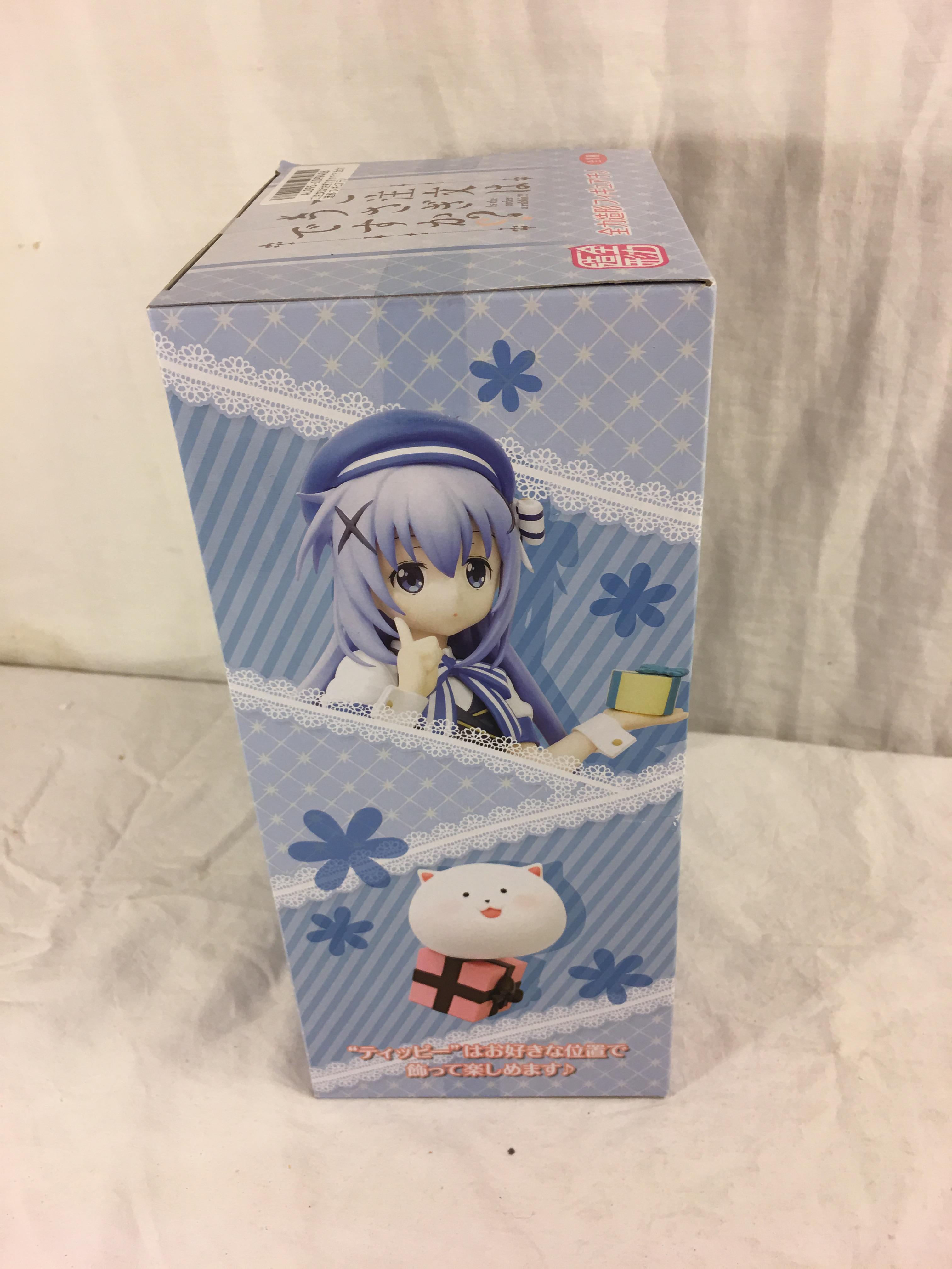 New Collector Taito Is the order a rabbit Zenryoku-Zokei Anime Figure Chino  Anime Figure 10"Box