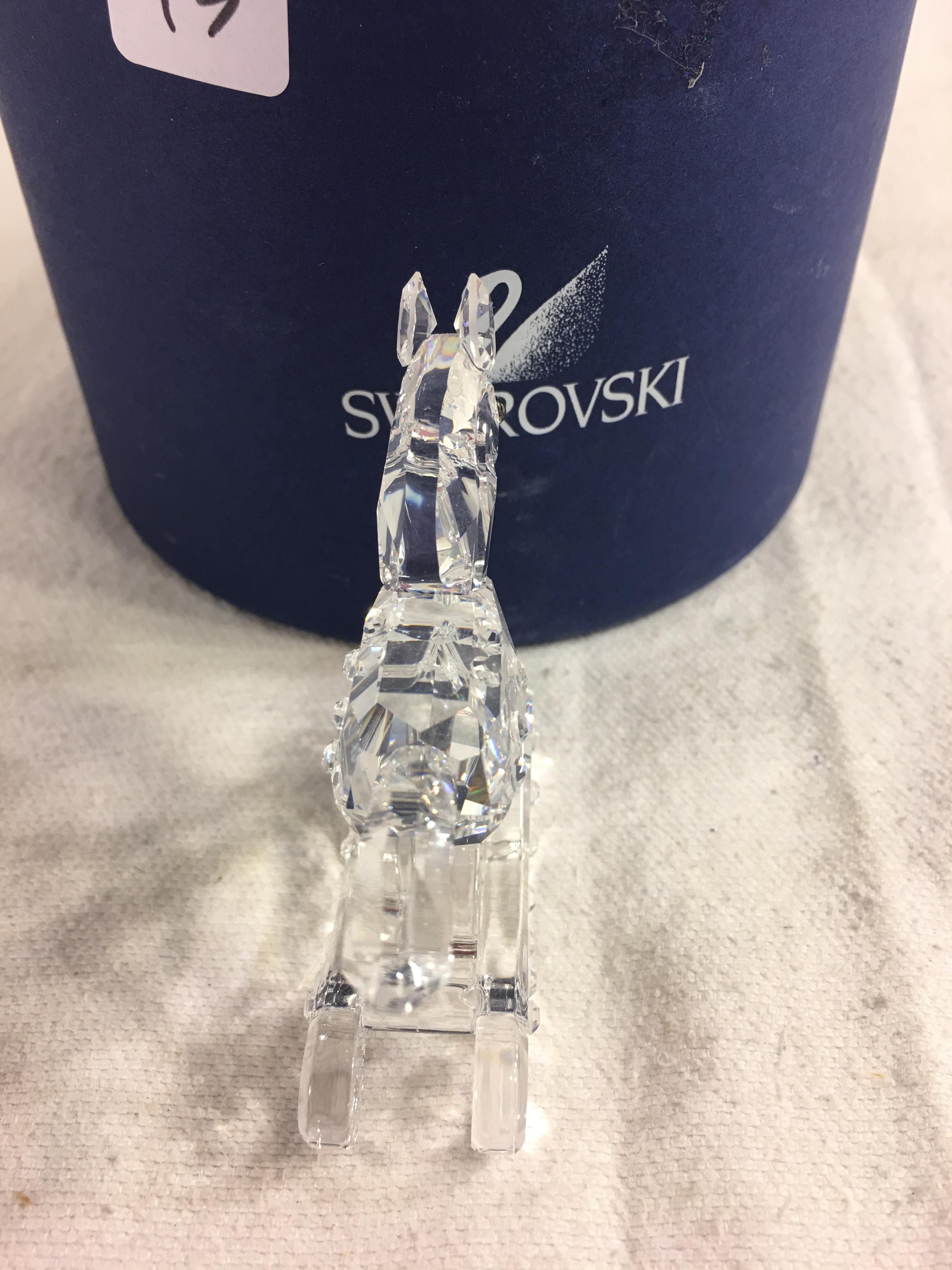 Collector Swarovski Rocking Horse #183270 2 3/4" Figurine in original box