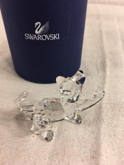 Collector Swarovski Lion Cub #7603 Figurine 2" tall w/ box