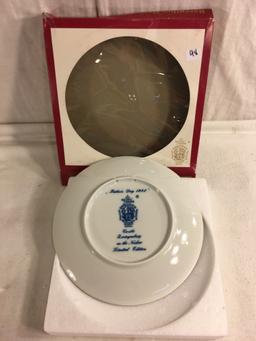 Collector Vintage Bavaria Germany Bareuther Vatertag '82 Plate 8"