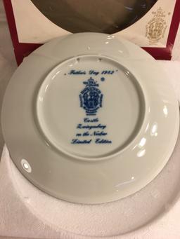 Collector Vintage Bavaria Germany Bareuther Vatertag '82 Plate 8"