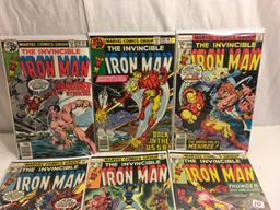 Lot of 6 Collector Vintage Marvel Comics The Invincible Iron Man No.103.104.106.109.119.120