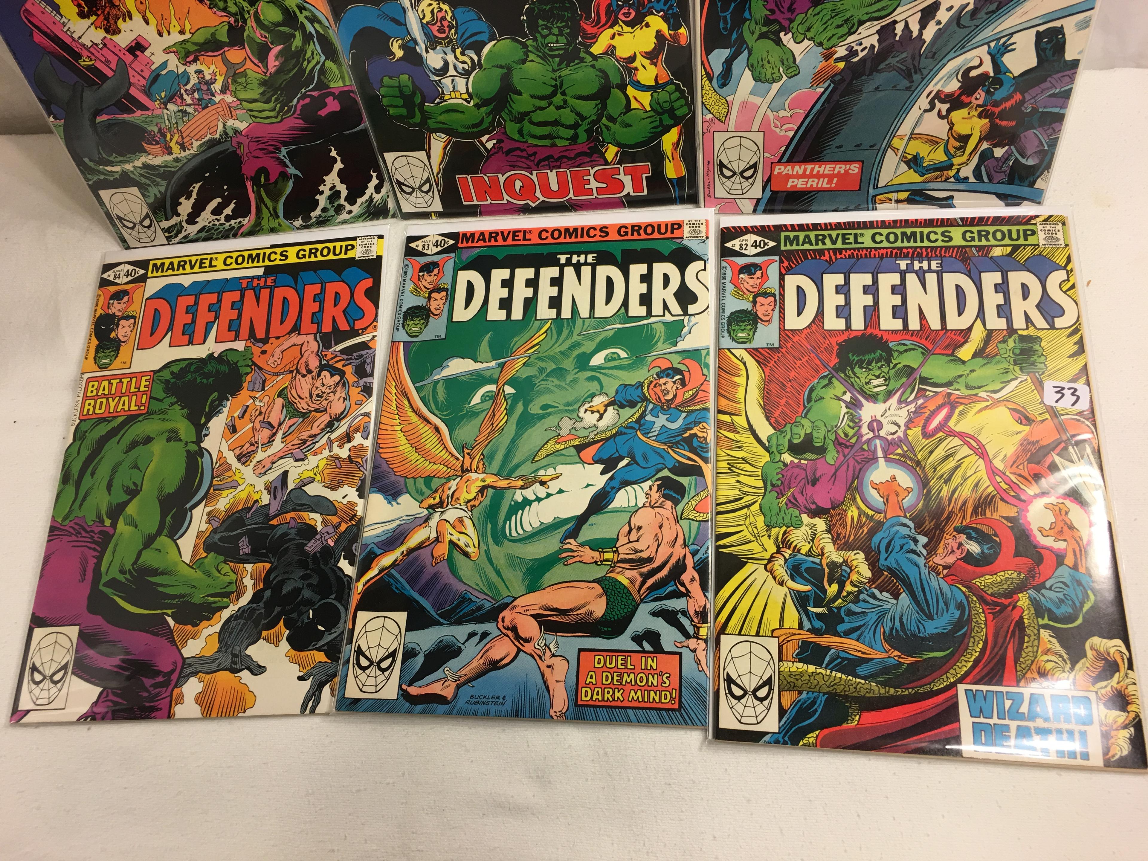 Lot of 6 Pcs Collector Vintage Marvel Comics The Defenders No.82.83.84.85.87.88.