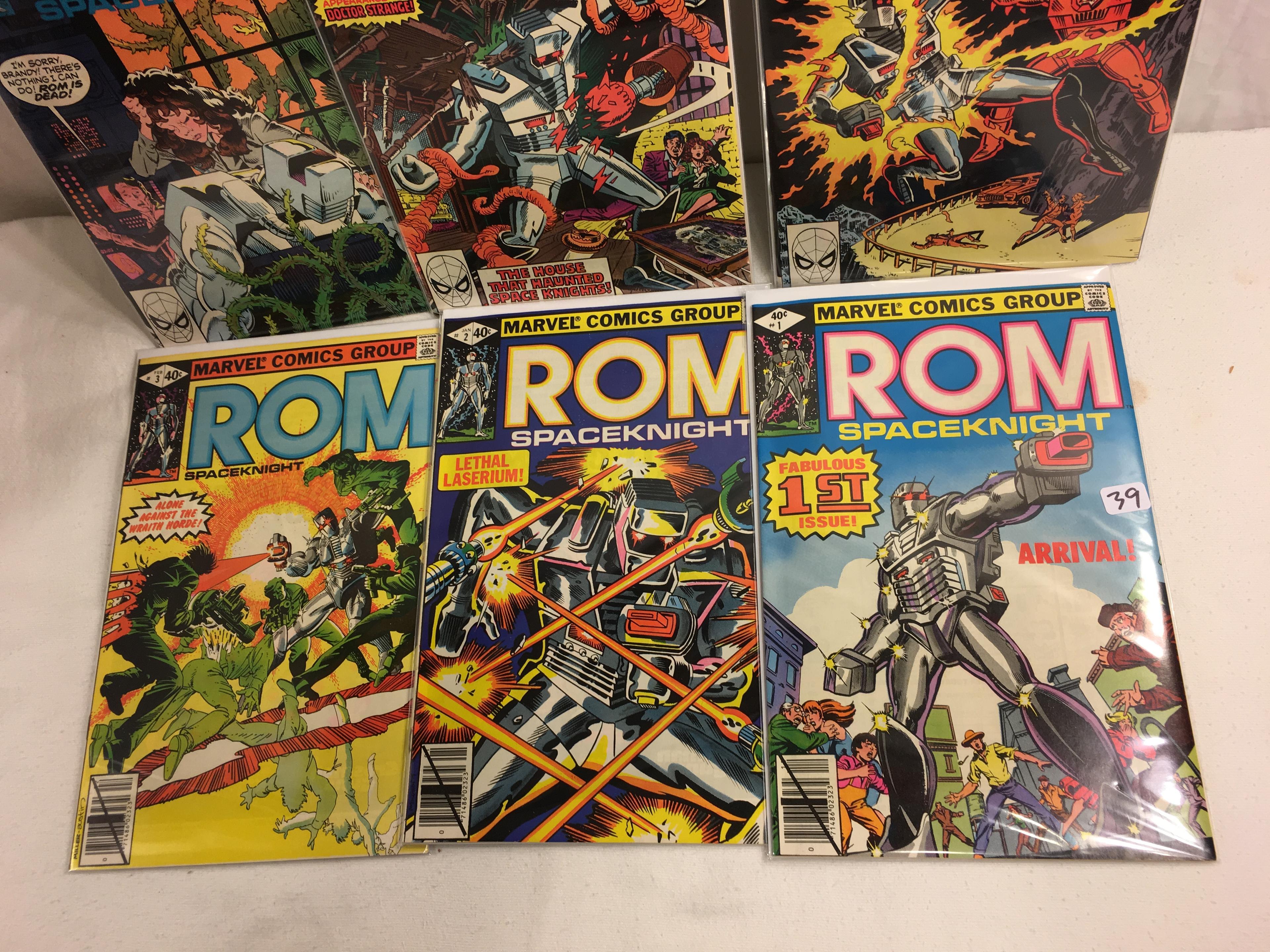 Lot of 6 Pcs Collector Vintage Marvel Comics ROM Spaceknight  No.1.2.3.4.5.7.