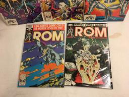 Lot of 5 Pcs Collector Vintage Marvel Comics ROM Spaceknight  No.8.10.25.26.27.