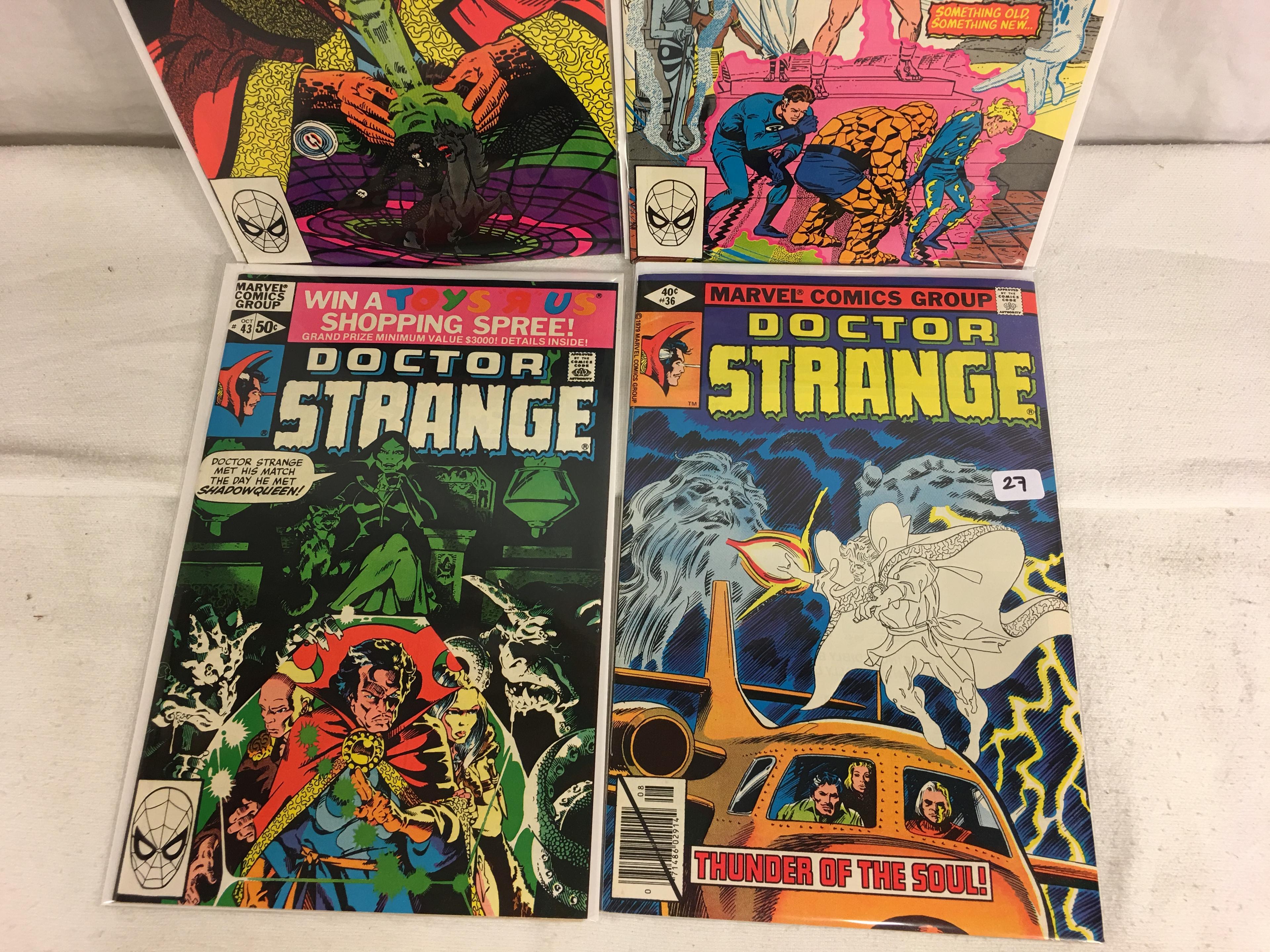 Lot of 4 Pcs Collector Vintage Marvel Comics DR. Strange Comic Books No.36.43.52.53.